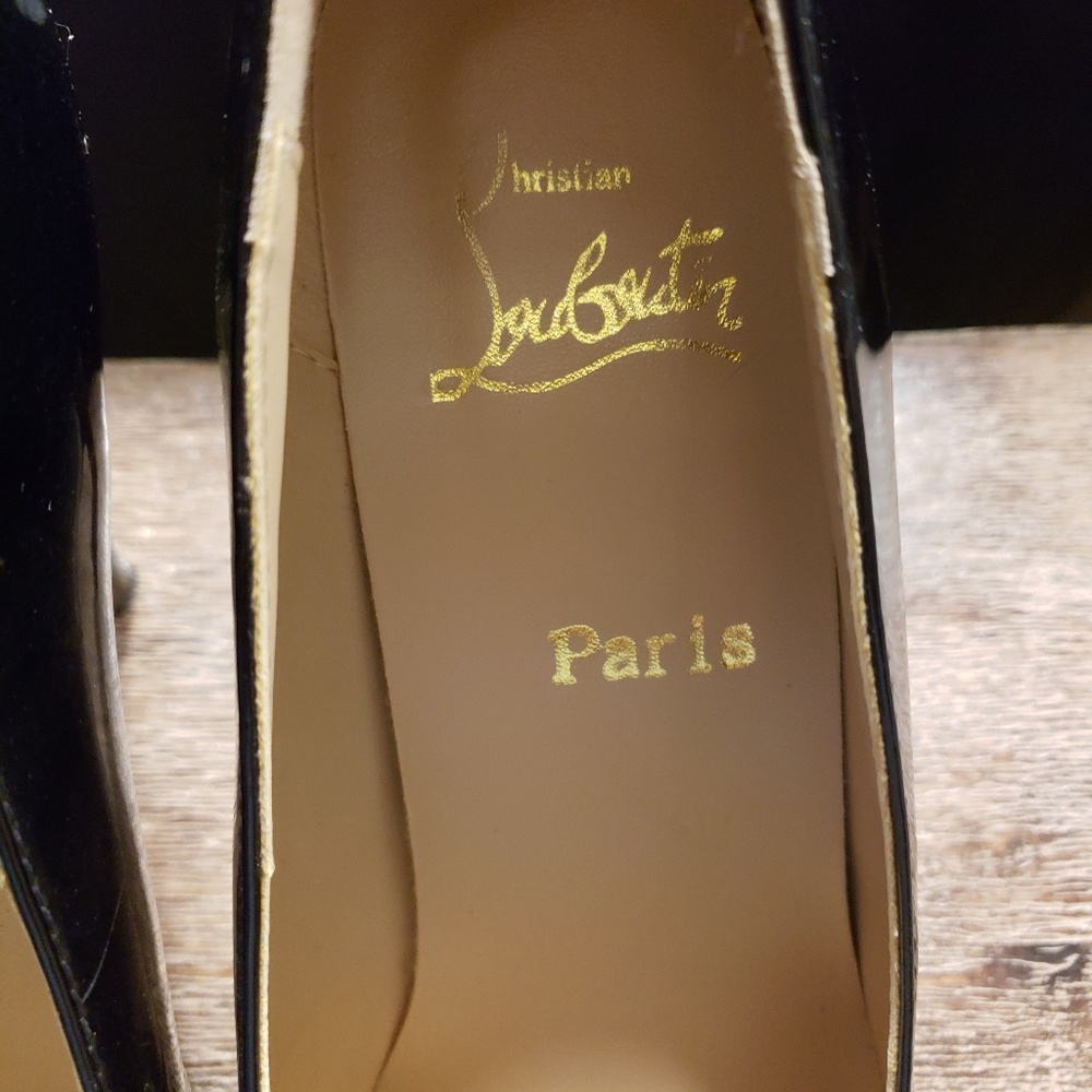 Christian Louboutin Black Platform Pumps